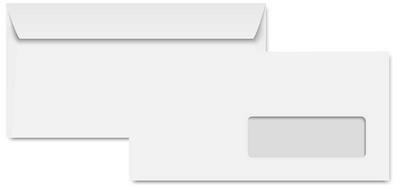 Clairalfa Enveloppes DL 110 x 220 mm blanc recyclé