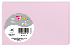 Pollen by Clairefontaine Carte 82 x 128 mm rose dragée