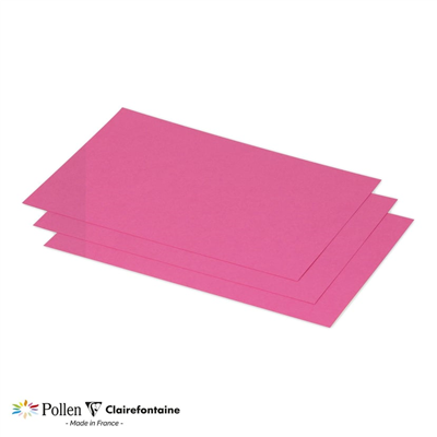 Pollen by Clairefontaine Carte C5 rose fuchsia