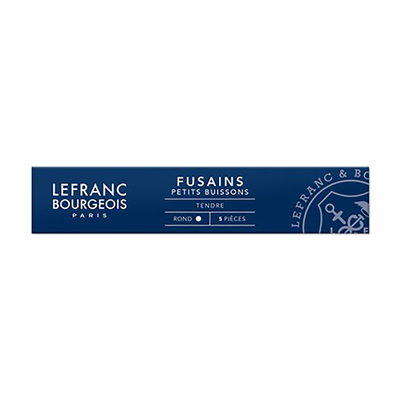 LEFRANC BOURGEOIS Fusain Petit Buisson étui de 5 rond