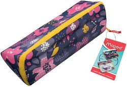 Maped Trousse à ouverture XXL PATTERN FLOWER rose