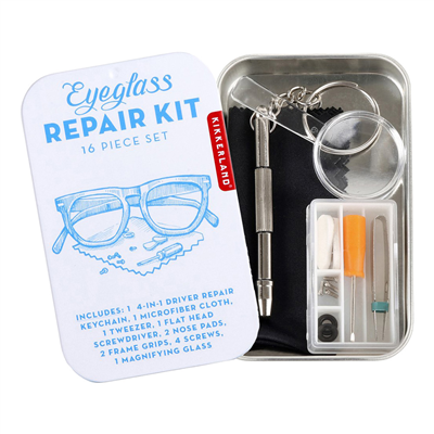Kikkerland Kit de réparation de lunettes