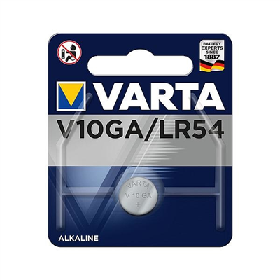 Varta Pile bouton alcaline "LR54", 1,5 Volt (V10GA)