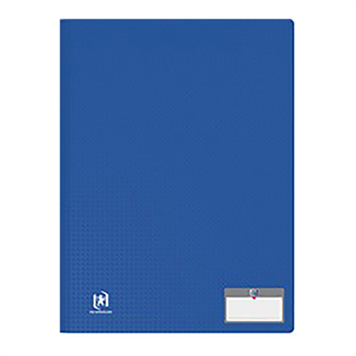 Oxford protège-documents Memphis A4 20 pochettes bleu