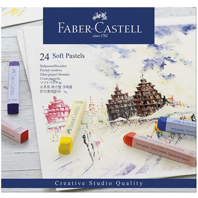 Faber - Castell Pastel tendre STUDIO QUALITY, étui de 24