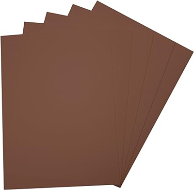 folia Caoutchouc mousse (L)290 x (H)400 mm, marron choco