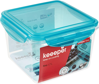 keeeper Boîte de conservation "tino", avec clip, 1, 7 litre