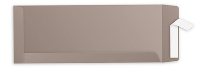 Pollen by Clairefontaine Pochettes 125 x 324 mm gris acier