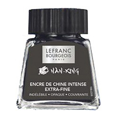 LEFRANC BOURGEOIS Encre de Chine Nan-King 14 ml noir