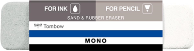 Tombow gomme en caoutchouc naturel duo "MONO sand & rubber"