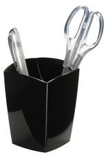 CEP Pot à crayon CepPro GreenSpirit 2 compartiments noir