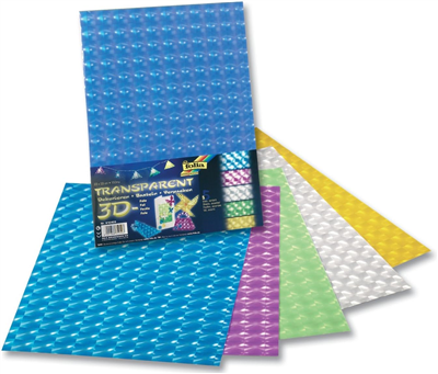 folia Film 3D, épaisseur : 150 microns, 230 x 330 mm, assorti