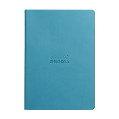 RHODIA Carnet piqure textile RHODIARAMA A5 ligné