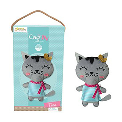 avenue mandarine Kit de couture Little Couz'In Tina le chat