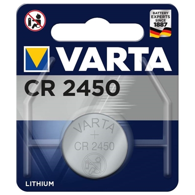 Varta Pile bouton en lithium "CR2450", 3,0 Volt 5020112 par 2