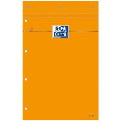 Oxford bloc-notes, 210 x 315, seyès, 80 feuilles, orange 100106979