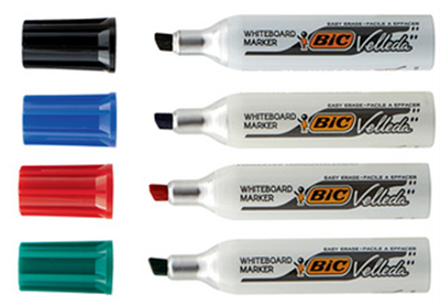 BIC Marqueur pour tableau blanc Velleda 1781, étui de 4 8757871