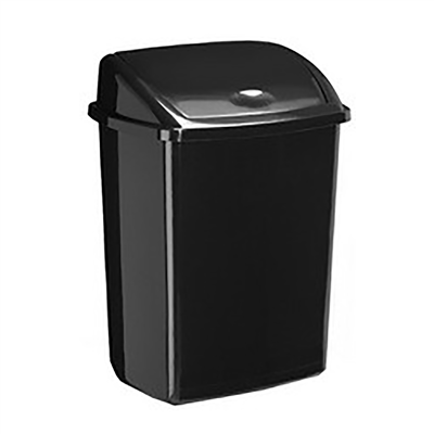 CEP Poubelle ROSSIGNOL couvercle basculant noir