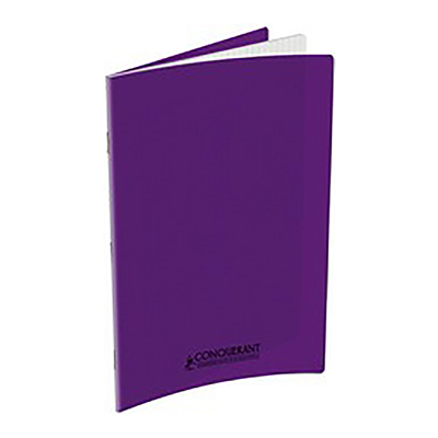 CONQUERANT CLASSIQUE Cahier 170 x 220 mm séyès violet