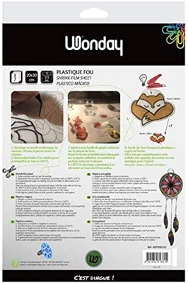 Wonday Plastique fou, (L)200 x(H)300 mm, 3 feuilles