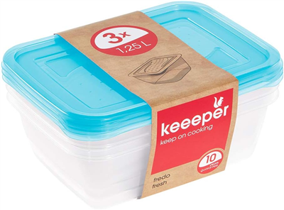 keeeper Boîte de conservation "fredo fresh", 1, 25 L