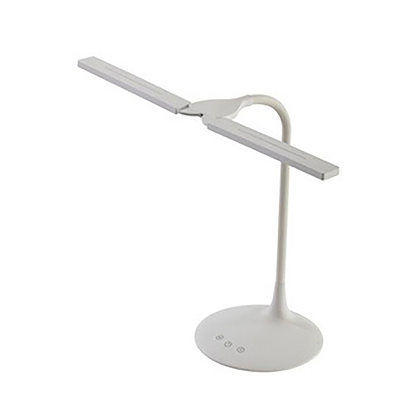 ALBA Lampe de bureau LED LEDTWIN rechargeable blanc