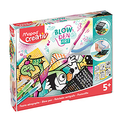 Maped Kit feutre aérographe BLOW PEN Pop'Art 15 piéces