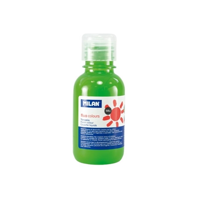 Milan Bouteille de gouache 125 ml vert fluo