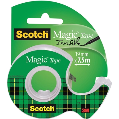 3M Scotch Ruban adhésif Magic 810, avec devidoir, invisible 8-1975D