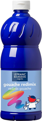 LEFRANC BOURGEOIS Gouache liquide 1.000 ml, bleu outremer