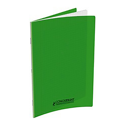 CONQUERANT CLASSIQUE Cahier 170 x 220 mm seyèsé vert