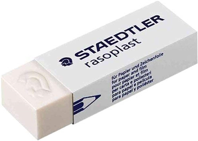 STAEDTLER Gomme plastique rasoplast 526 B20, blanc