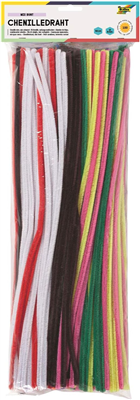 folia Fil métallique chenille (cure-pipe), assorti