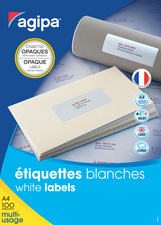 agipa Etiquette d'expédition opaque 199,6 x 143,5 mm