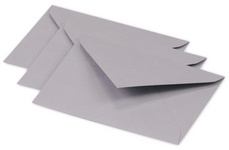 Pollen by Clairefontaine Enveloppes 75 x 100 mm gris koala