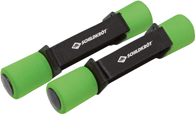 SCHILDKR™T Haltères Soft, set de 0, 5 kg, noir/vert