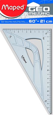 Maped Equerre Géométric 60° longueur 21cm