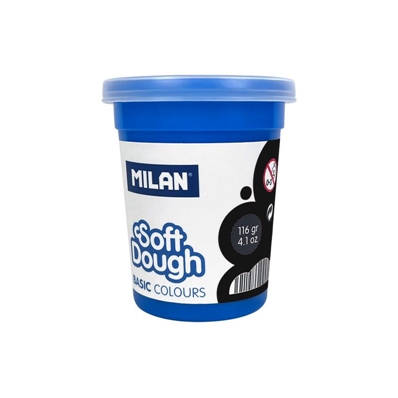 Milan pot 116 g pâte à modeler Soft Dough, noir