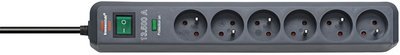 brennenstuhl Prolongateur multiprise Eco-Line 6 prises