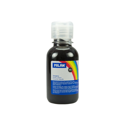 Milan Bouteille de gouache 125 ml noir