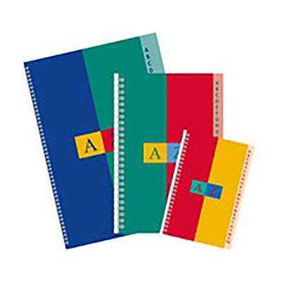CONQUERANT SEPT Carnet répertoire spirale 90 x 140 mm