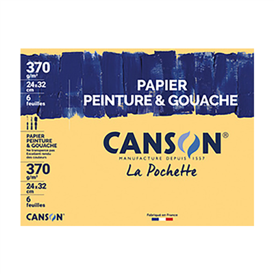 CANSON Papier à dessin Peinture et Gouache 320 x 240 mm