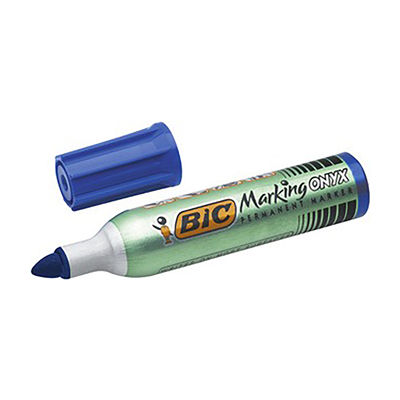 BIC Marqueur permanent Marking Onyx 1482 pointe ogive bleu