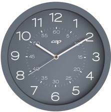 CEP Horloge murale mineral montre quartz gris