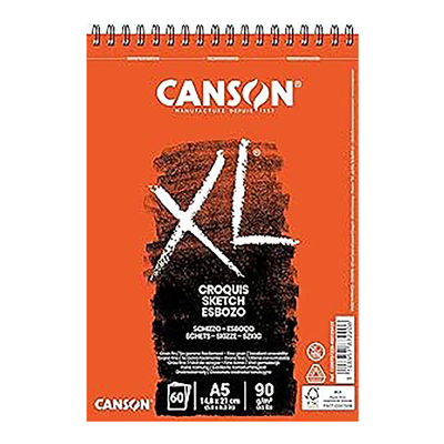 CANSON Bloc croquis et études XL EXTRA BLANC A4