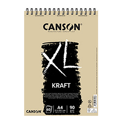 CANSON Bloc à croquis et études XL Kraft, A4