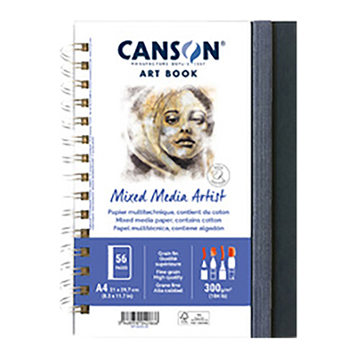 CANSON Carnet de croquis ART BOOK Mixed Média Artist A4