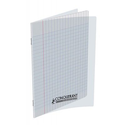 CONQUERANT CLASSIQUE Cahier 170 x 220 mm séyès incolore