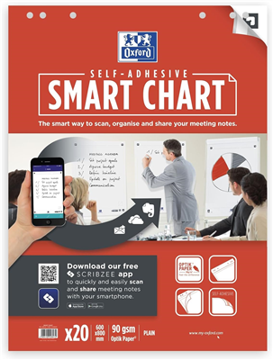 Oxford Bloc de conférence "Smart Chart", autocollant