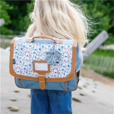 Cartable Candice bleu Tann's x Cyrillus 38cm